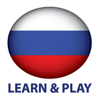 ikon Belajar dan bermain. Rusia +