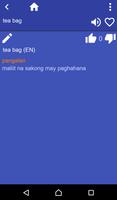 English Filipino (Tagalog) dic تصوير الشاشة 1