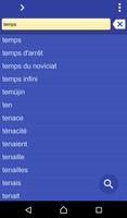 Poster French Portuguese dictionary