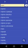 Croatian Hungarian dictionary Affiche