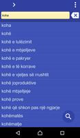 Albanian Serbian dictionary poster