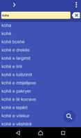 Albanian Swedish dictionary ポスター