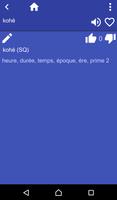 French Albanian dictionary syot layar 1