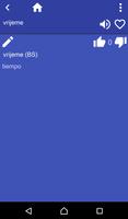 Bosnian Spanish dictionary syot layar 1