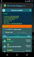 Wi-Fi Info Widget capture d'écran 1