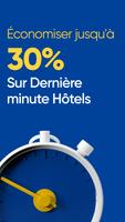 Hôtels de dernière minute app Affiche