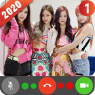 Fake Video Call Black Pink 图标