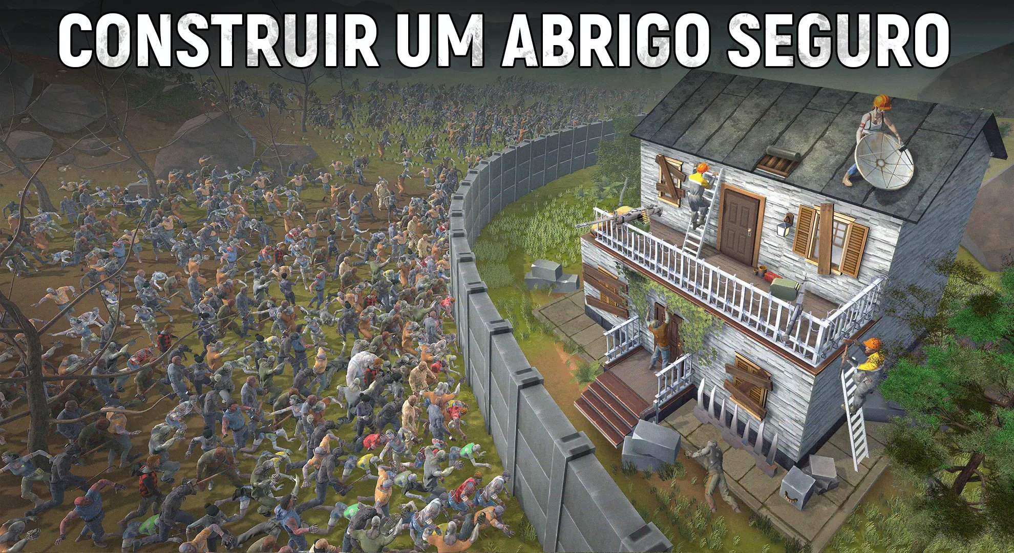 Zombie HQ: sobreviva a um apocalipse zumbi neste game para Android