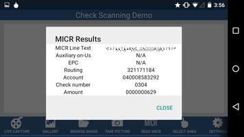LEADTOOLS Check Scanning App capture d'écran 1
