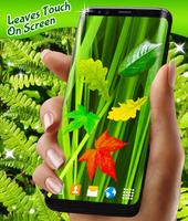 Leaves Magic Touch on Screen الملصق