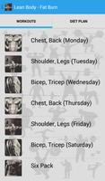 Lean Body - Fat Burn poster