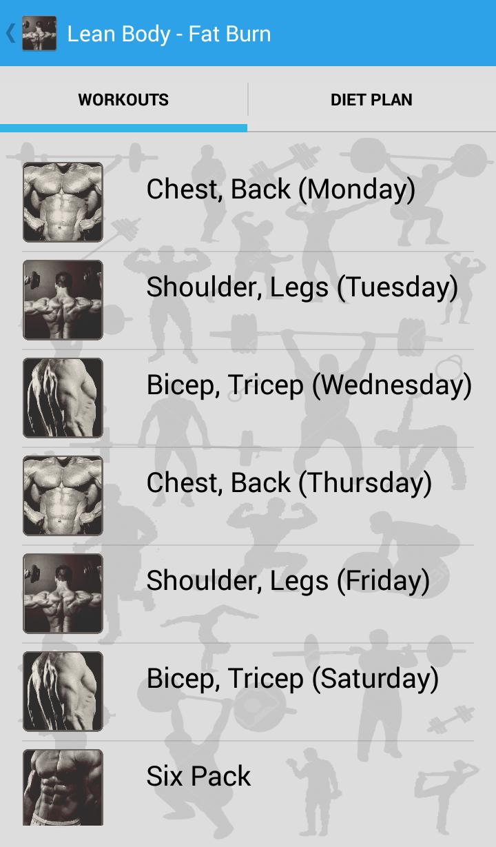 diet chart for reducing body fat