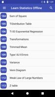 Learn Statistics Offline ภาพหน้าจอ 2