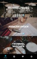 Schlagzeug lernen App Plakat
