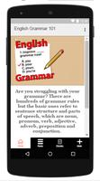English Grammar 101 poster