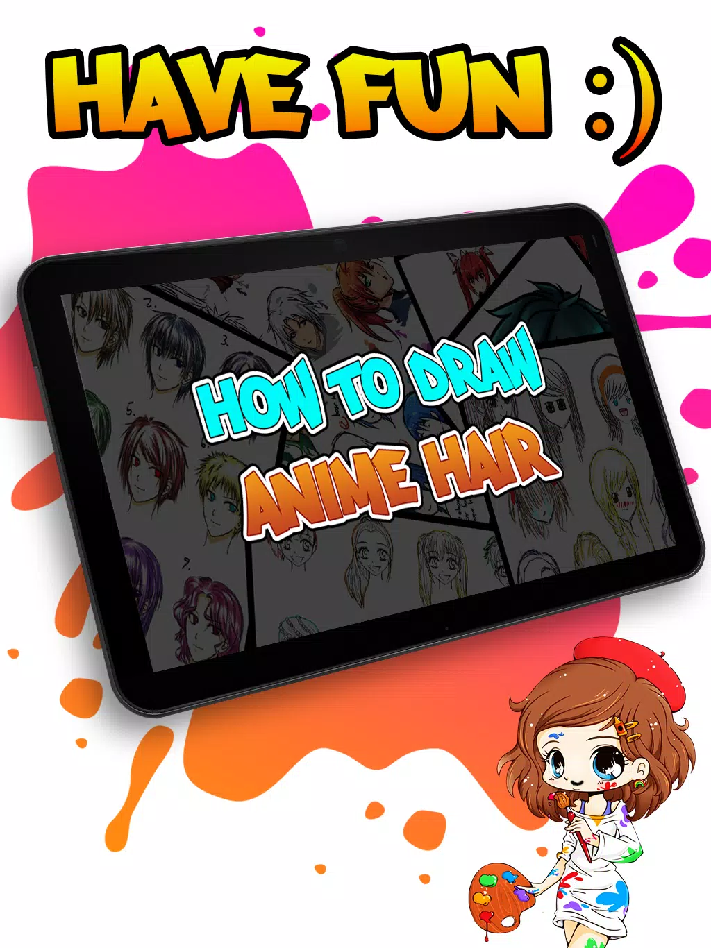 Download do APK de Como desenhar cabelo de anime para Android