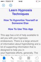 Poster Learn Hypnosis Techniques