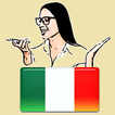 Icona Learn Italian by voice and tra