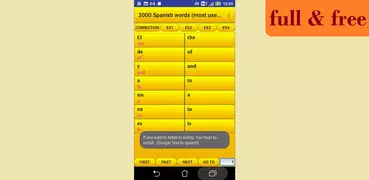 2000 Spanish Words (most used)