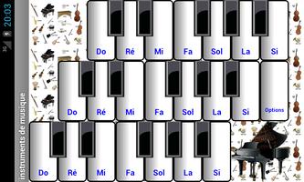 (léger) Instruments de Musique Affiche