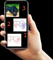 Learn to Draw Animals  by step capture d'écran 1