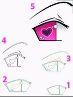 Drawing Anime Eyes step by step 2019 Affiche