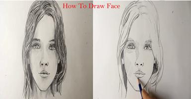 How to draw a face step by ste imagem de tela 1