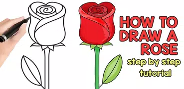 Learn How To Draw Flowers - Step By Step Drawing