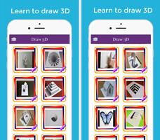 How to draw 3D syot layar 1