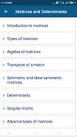 Matrices and Determinants Plakat