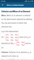 Matrices and Determinants تصوير الشاشة 2