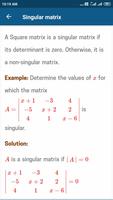 Matrices and Determinants capture d'écran 3