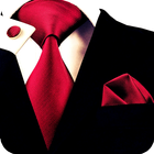 Icona tutorial di nodi di cravatta.