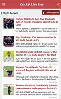 برنامه‌نما Cricket Live Line عکس از صفحه