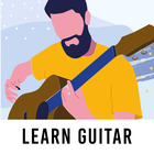Aprender a tocar la guitarra icono