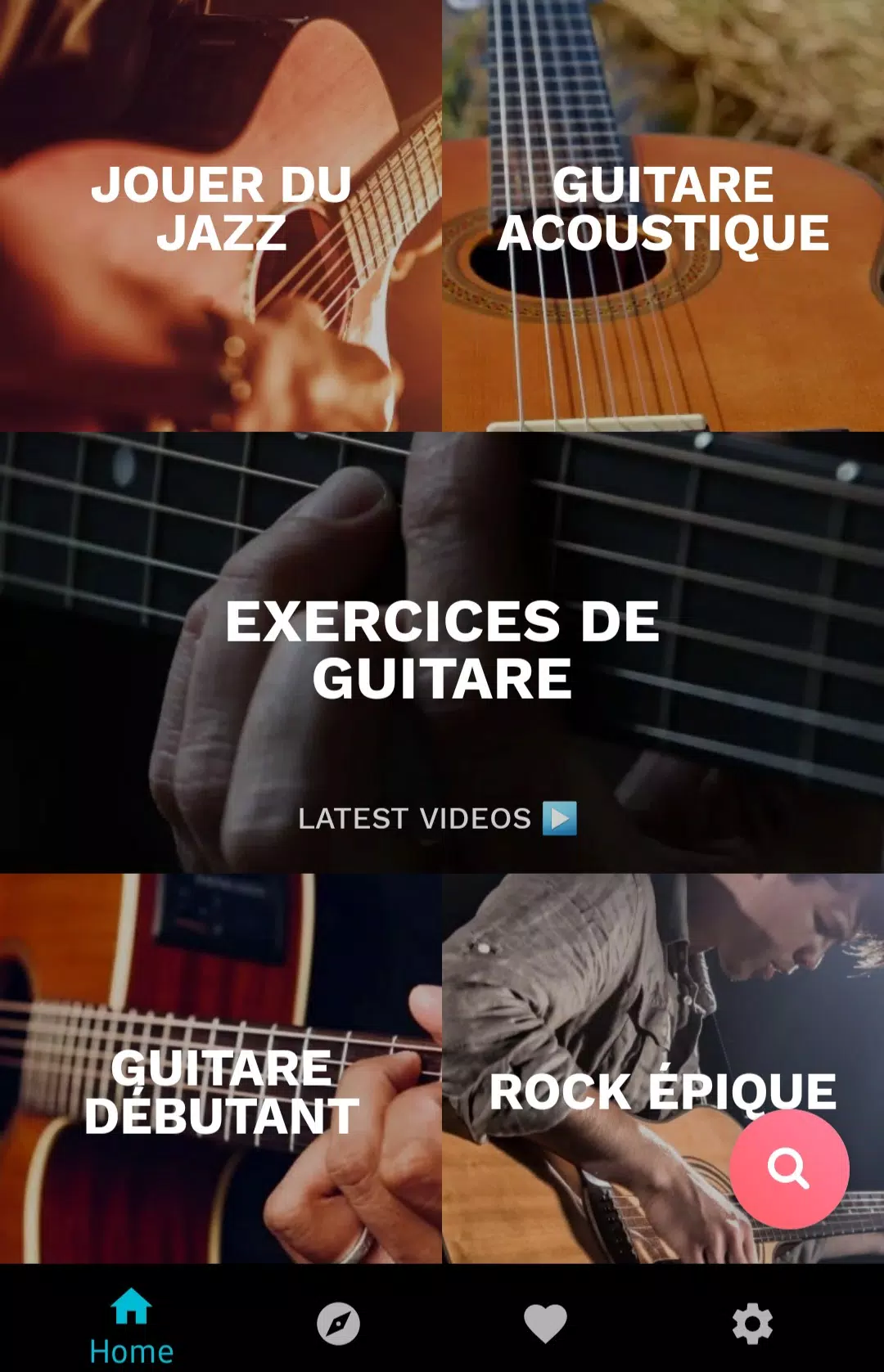 Cours de guitare en francais APK pour Android Télécharger