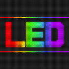 LED scroller, LED banner icon