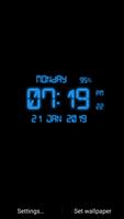 LED Digital Clock постер