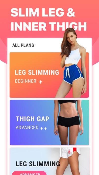 Leg Workouts for Women - Slim Leg & Burn Thigh Fat poster