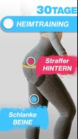 Bauch Beine po training Plakat