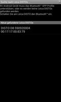 Leica DISTO™ transfer screenshot 3