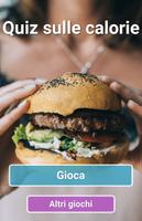 Poster Quiz sulle calorie: Cibi e bev