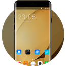 Theme for Lenovo K8 Plus HD: Gold Wallpaper APK