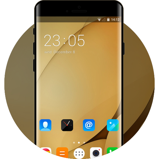 Theme for Lenovo K8 Plus HD: Gold Wallpaper