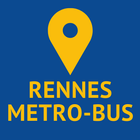 Rennes metro bus icône