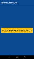 Rennes metro bus Affiche