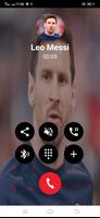 Leo Messi Video Call and Chat Cartaz