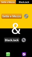Poster Sette E Mezzo & BlackJack