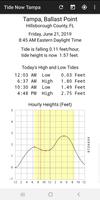 Tide Now Tampa Tides, Sun and Moon Times スクリーンショット 1