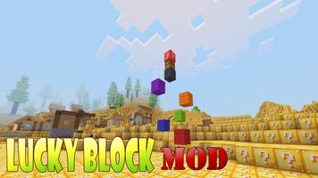 Poster Lucky Block Mod for Minecraft